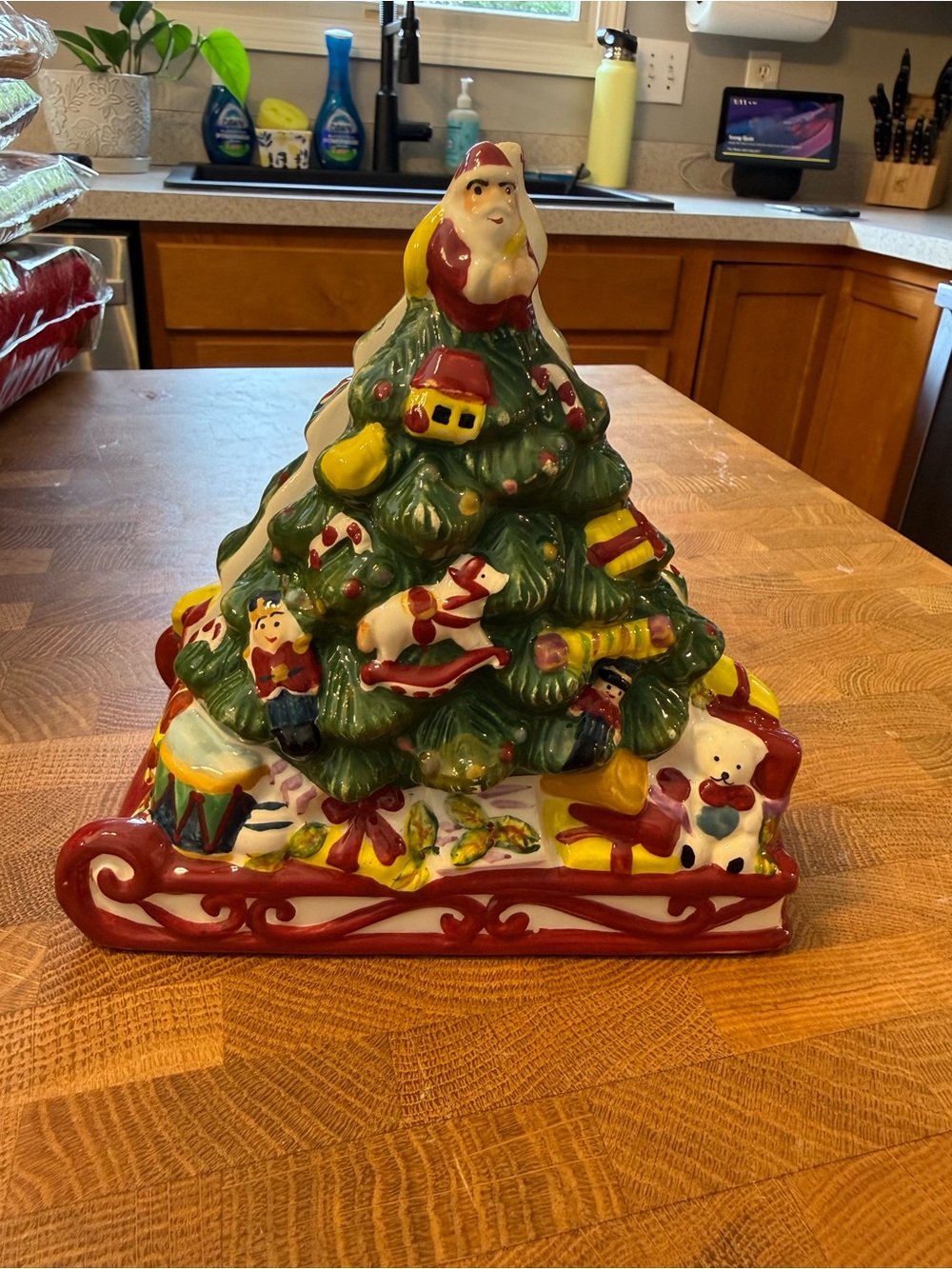 Spode - Holiday Ceramic Christmas Tree Napkin Holder - Picture 3 of 6